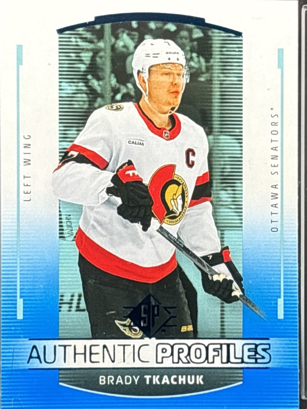 Upper Deck Brady Tkachuk Ottawa Senators Hockey Trading Card